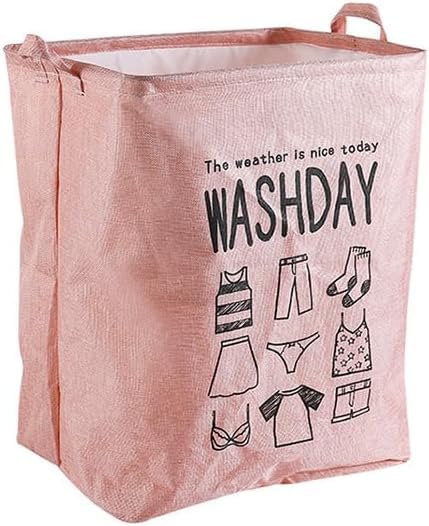 Amazon.co.jp: 汚れた布バスケットビッグ綿と麻の収納バスケット生地